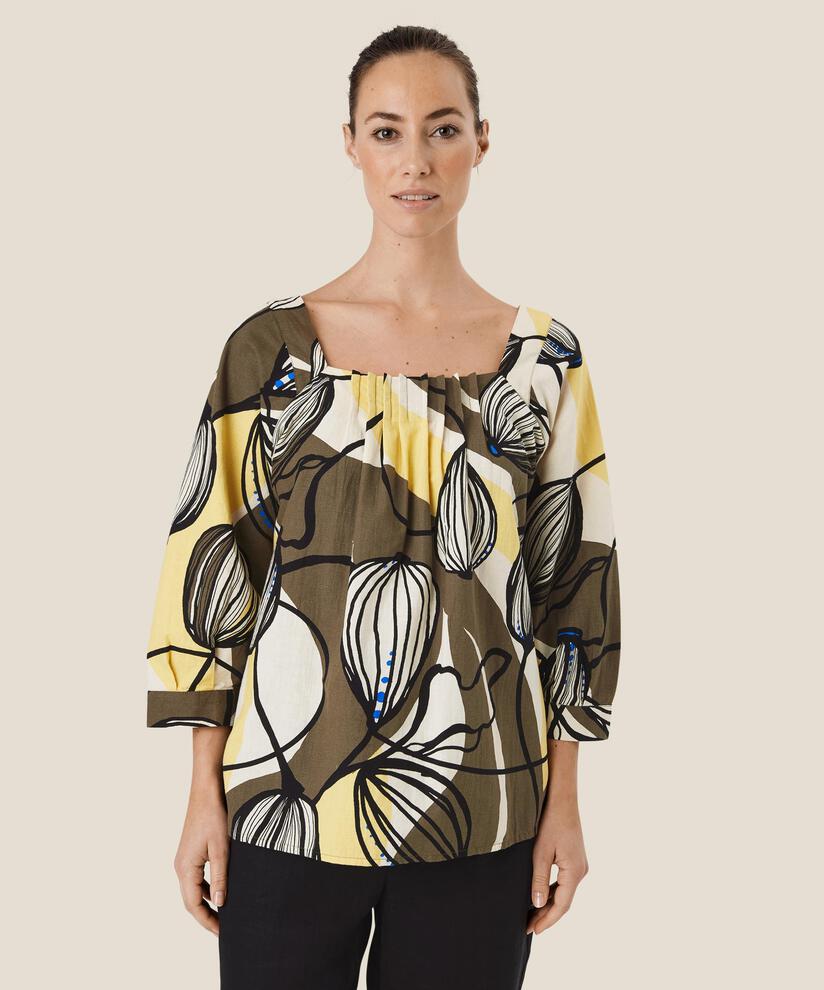 Duffy Blouse, Raffia