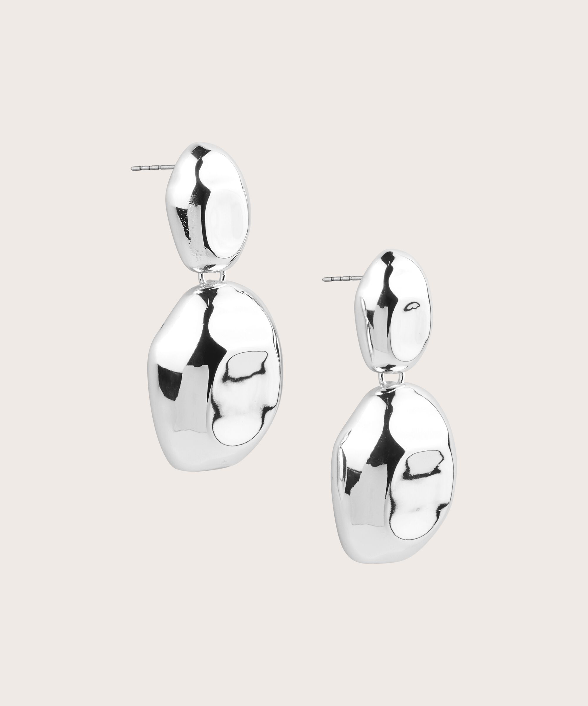 Rayani Earrings, Silver