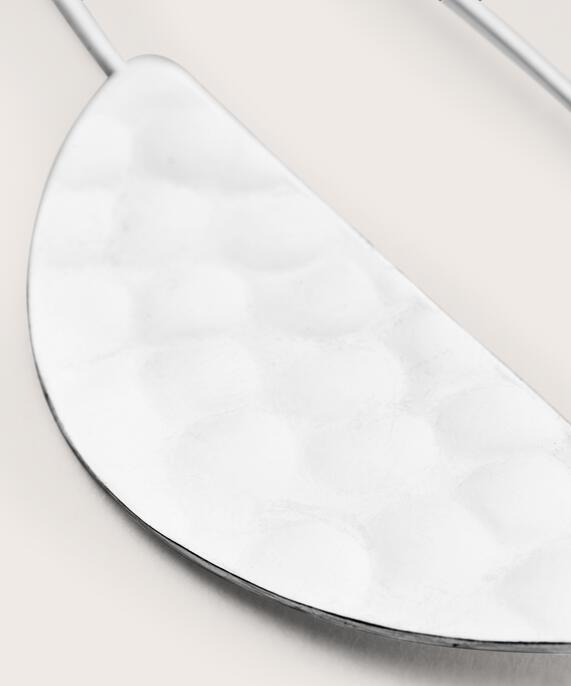 Rhevara Earrings, Silver