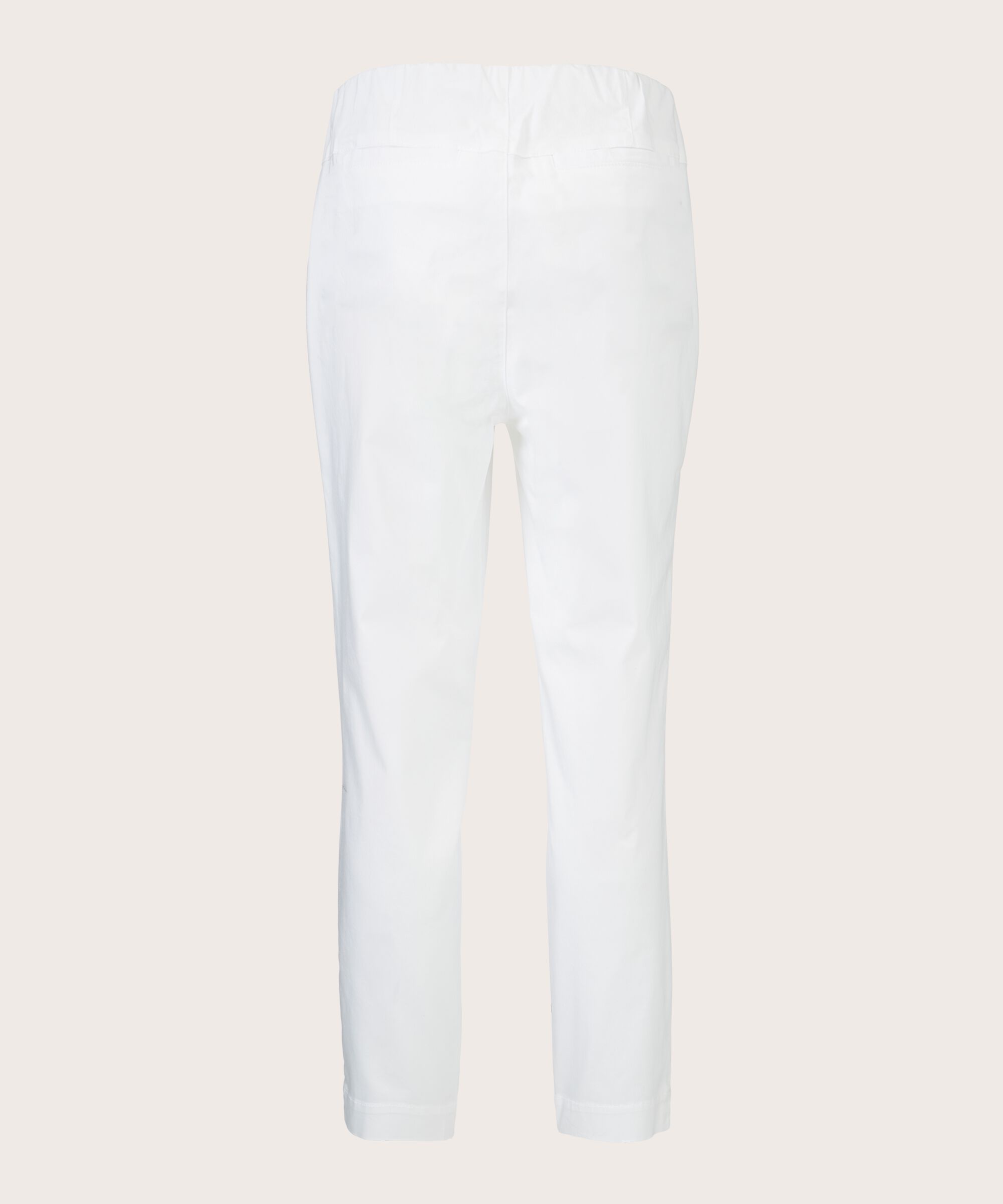 POPPY CROPPED TROUSERS, White