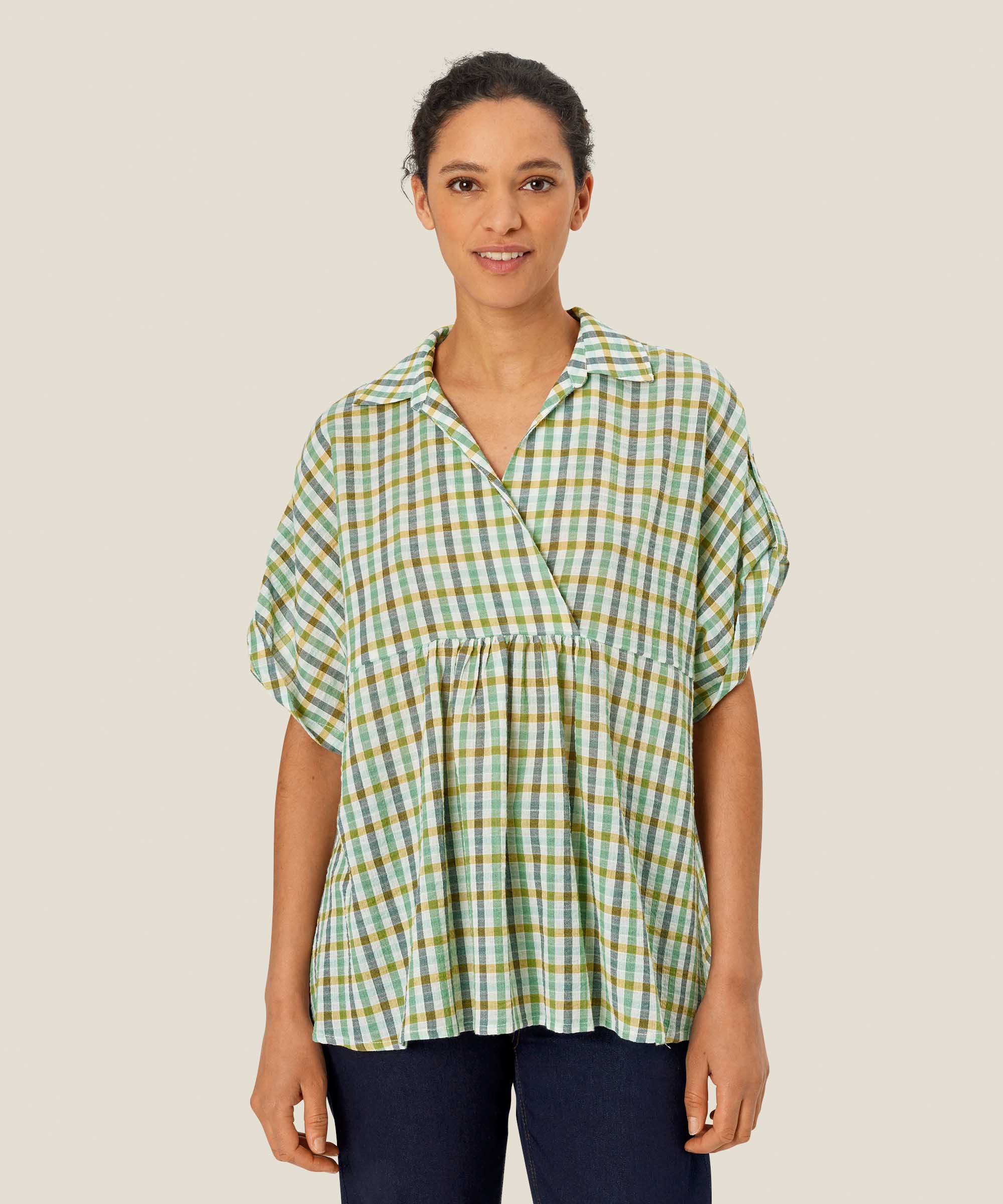 Daxton Blouse, D. Grass Green