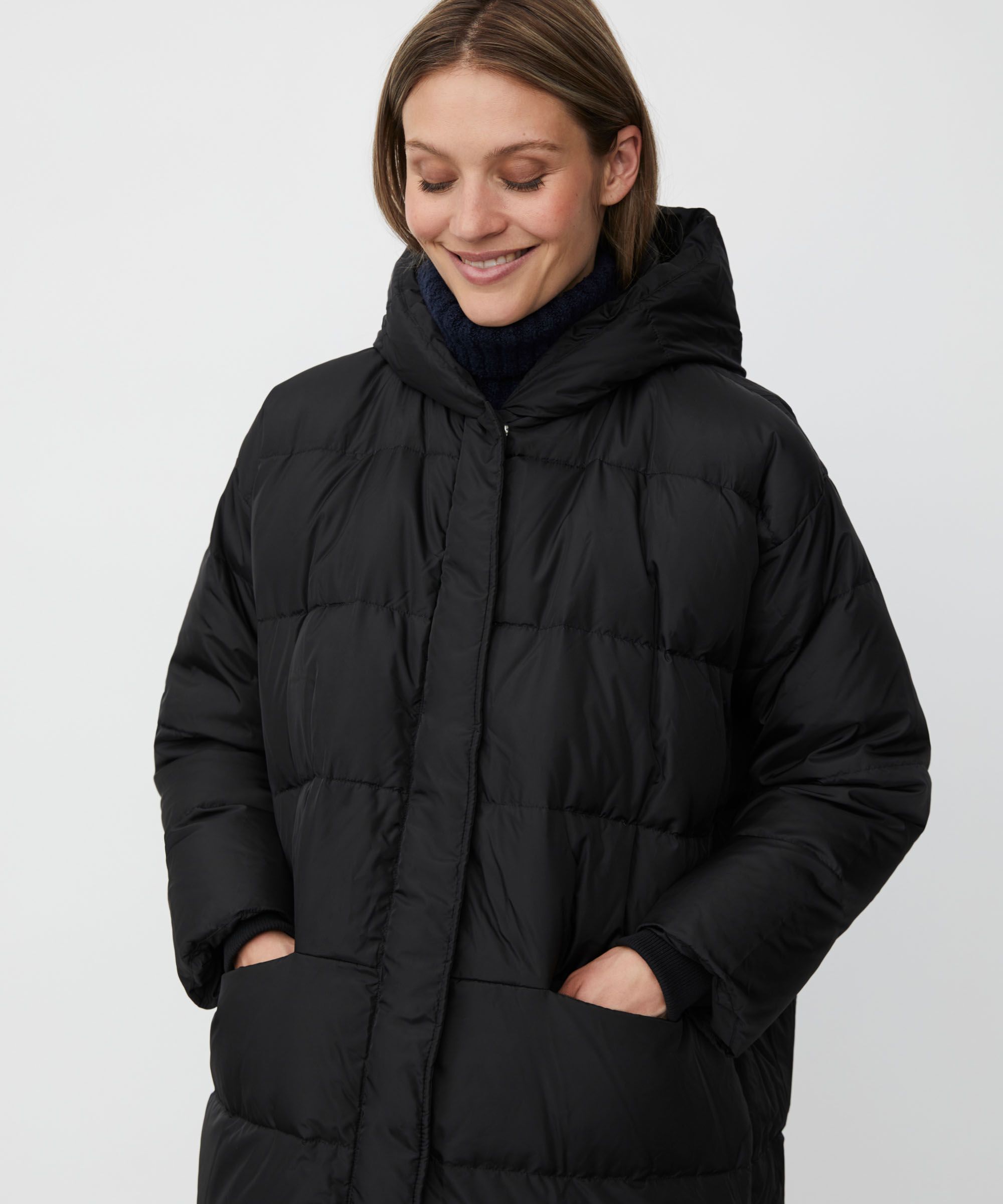 Thilde Down Coat, Black