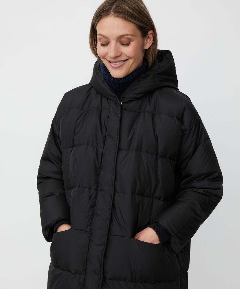 Thilde Down Coat, Black