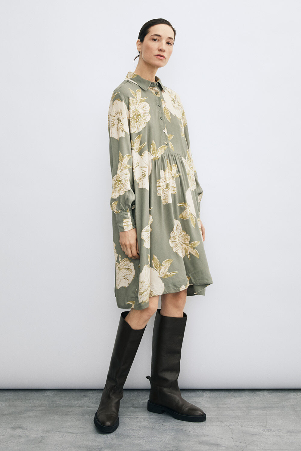 Nasiya Dress - Woodbine