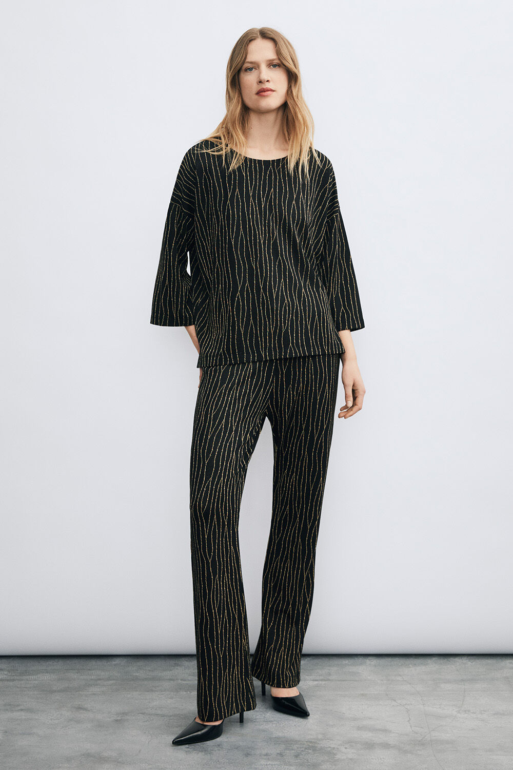 Bralyn Jersey Top - Black, Petina jersey Trousers - Black