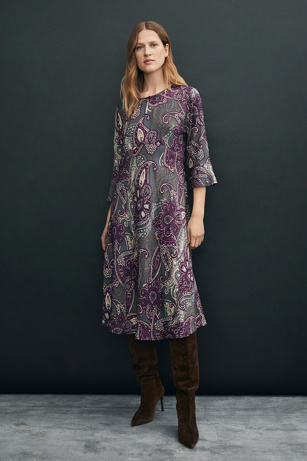 Nelu Dress - Gloxinia