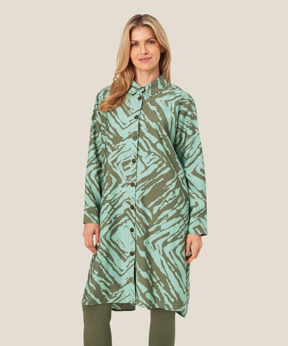 Ninel Shirt Dress, D. Lichen Green
