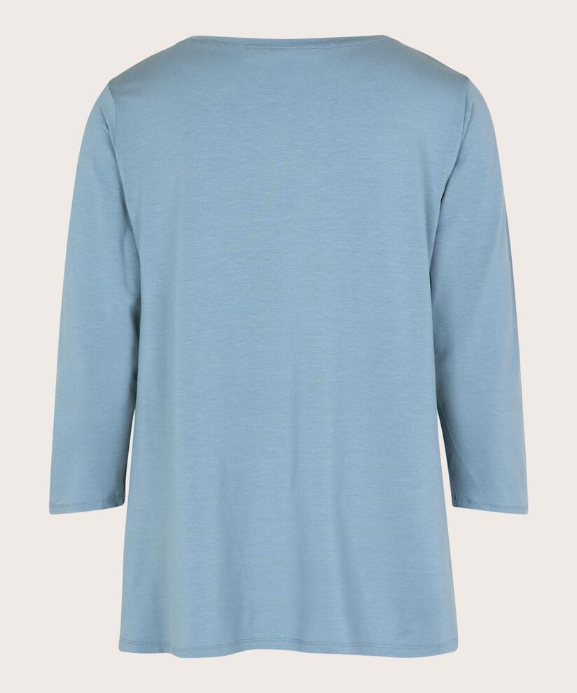 Cecille JERSEY Top, Ashley Blue
