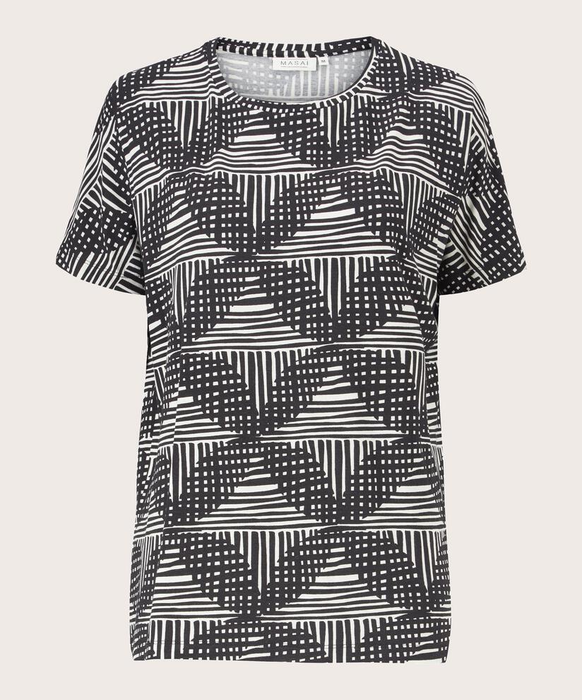 DORANN JERSEY TOP, Black