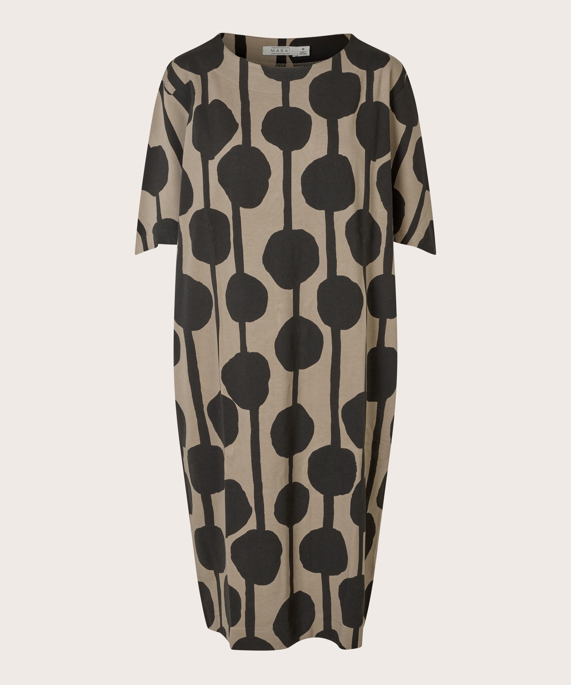 Nattie JERSEY Dress, Roast Cashew