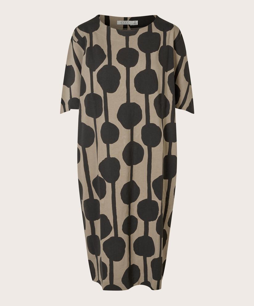 Nattie JERSEY Dress, Roast Cashew