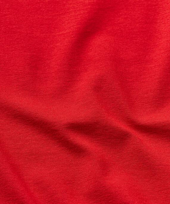 Cecille JERSEY Top, Scarlet Sage