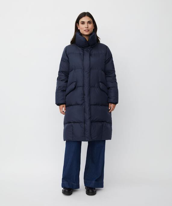 Torinna Down Coat, Mood Indigo