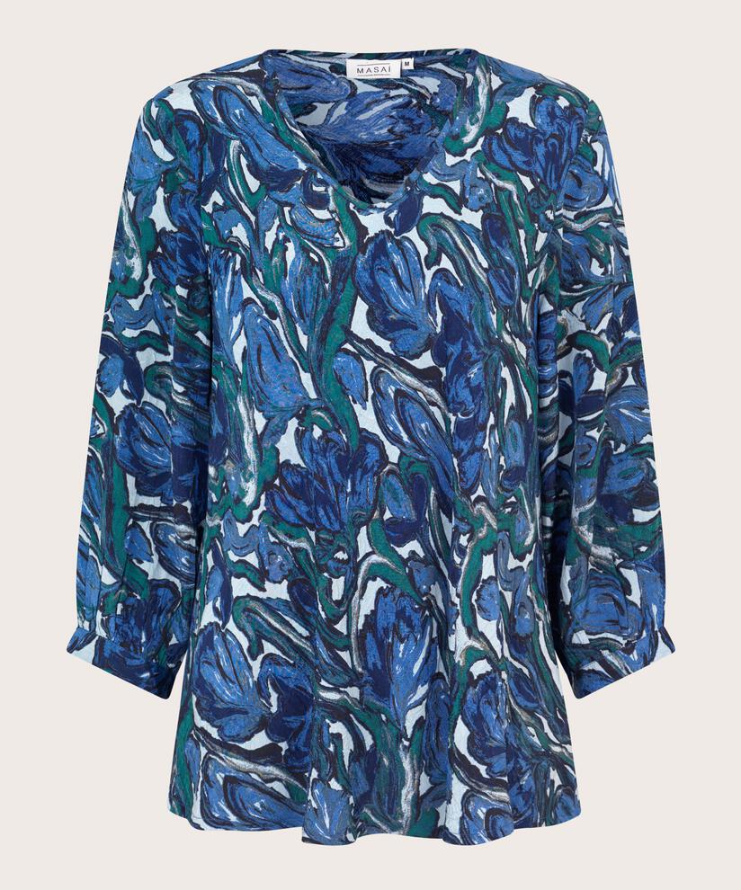 Katasis Blouse, Blue Fog