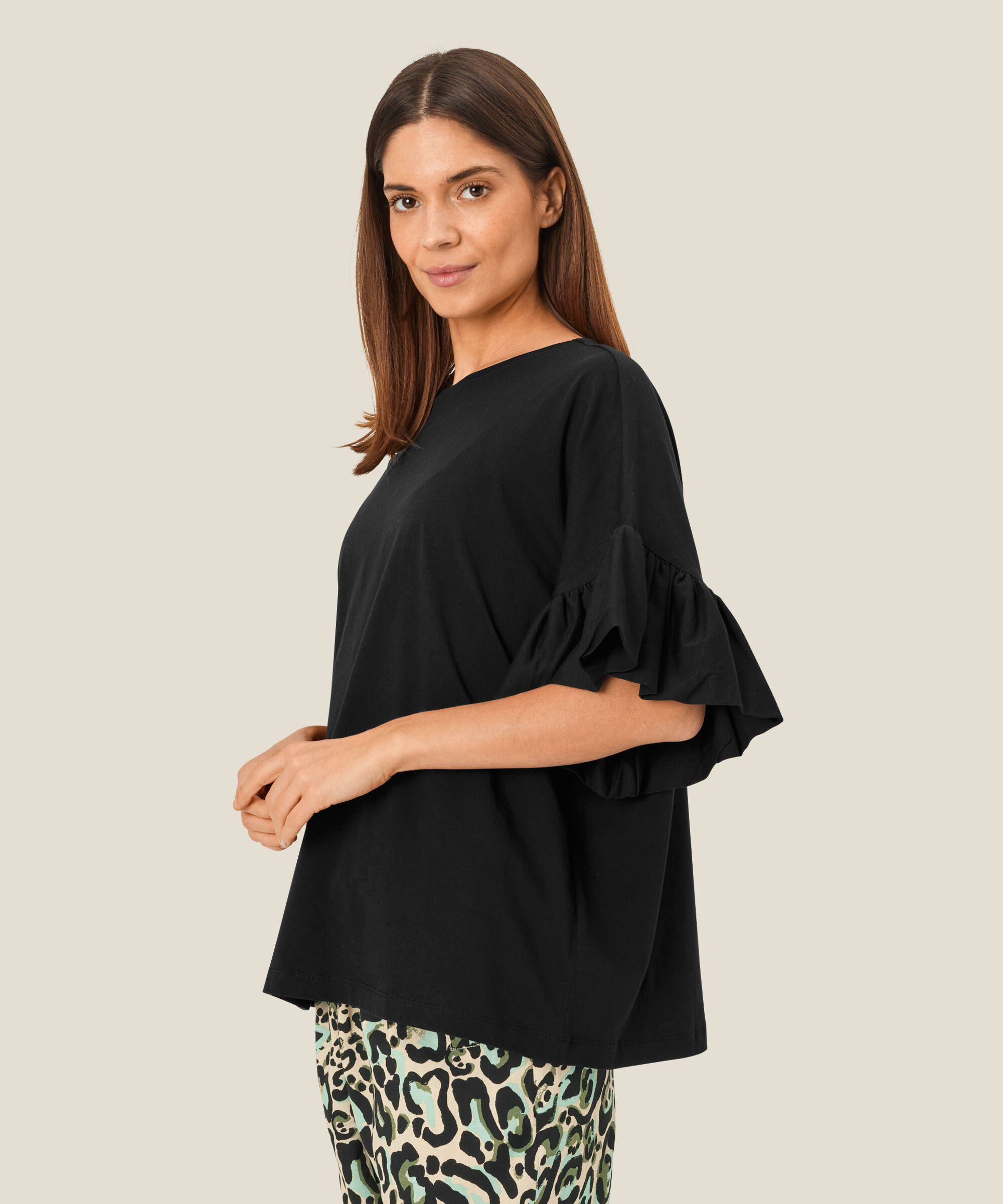 Dalit JERSEY Top, Black