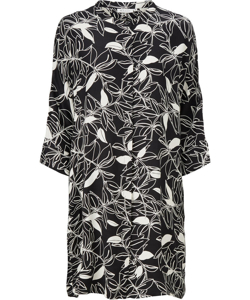 IOSETTA SHIRT DRESS, Black