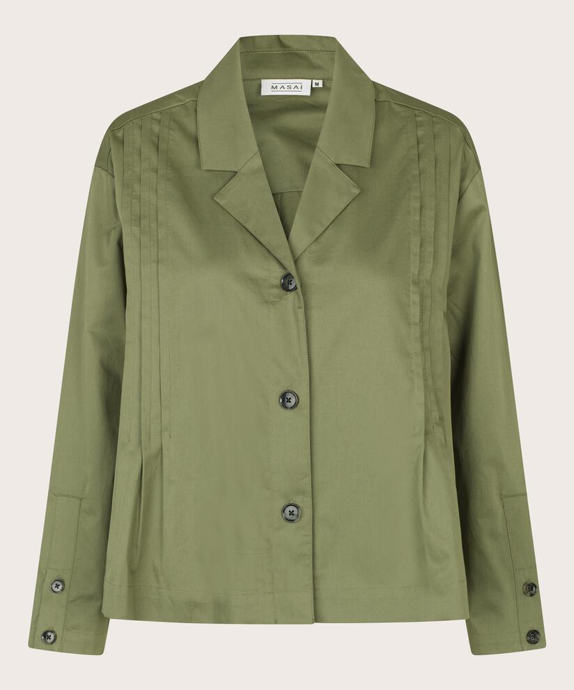 Icara Shirt Jacket, Loden Green