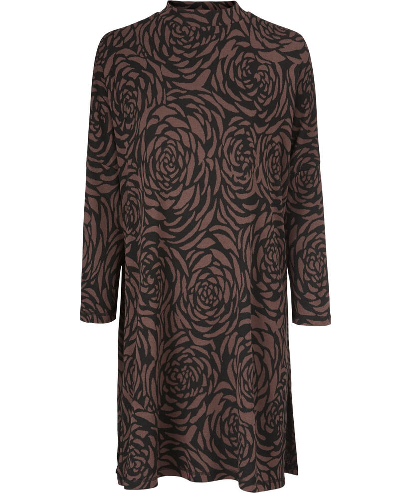 GRETHA JERSEY TUNIC, Chestnut