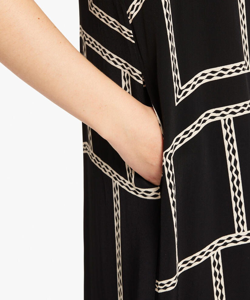 ODETTO DRESS, Black