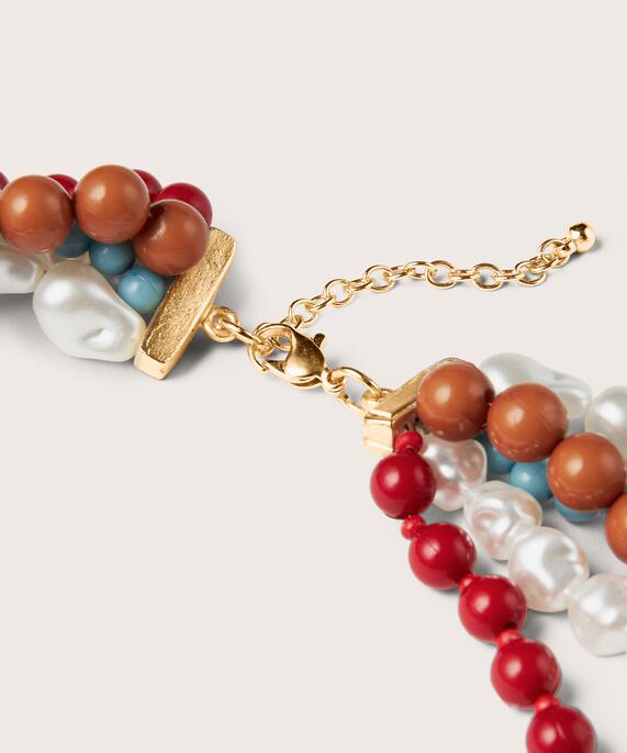 Rishika Necklace, Aqua