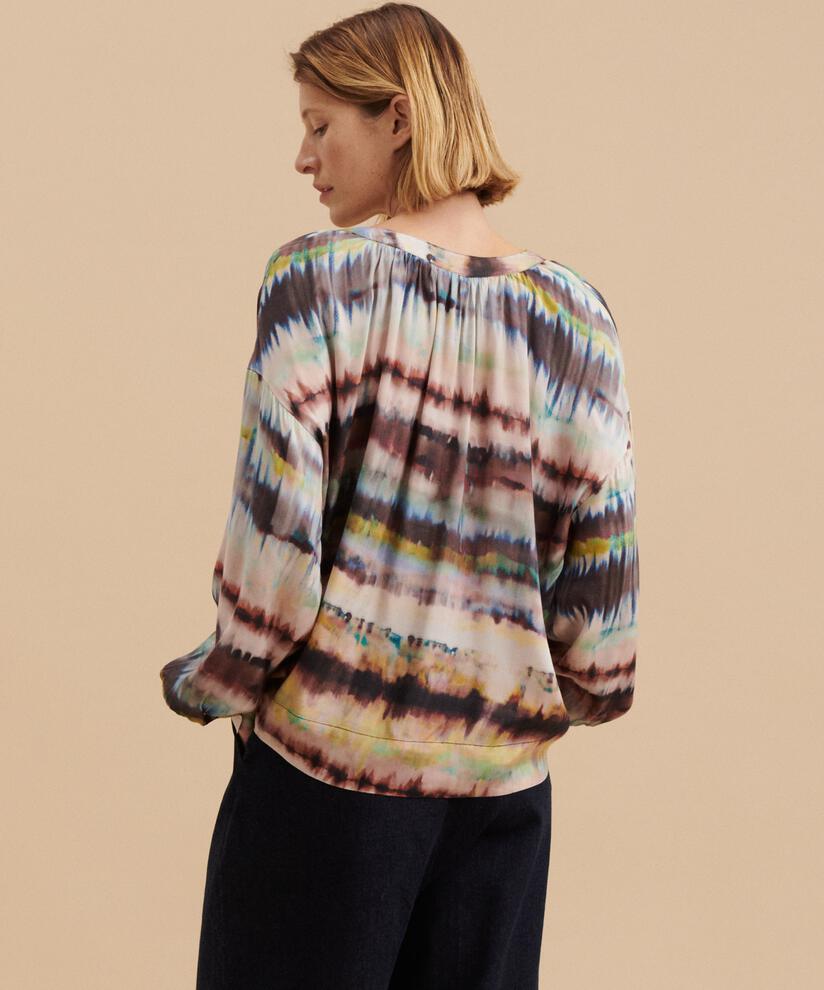 Dolma Blouse, Misty Rose