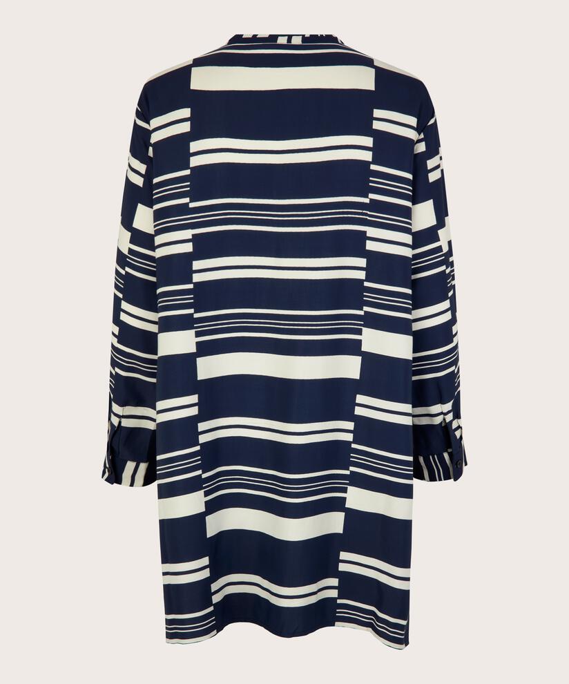 Gloria Tunic, Navy Blazer