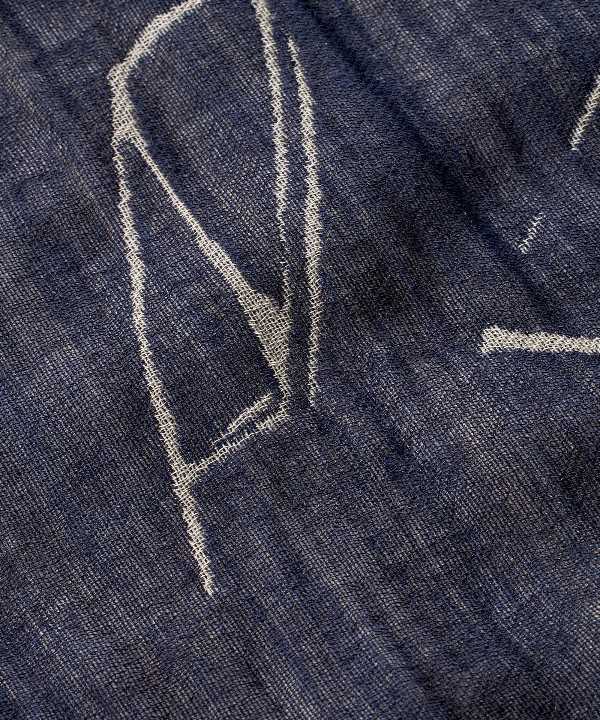 Astali Scarf, Navy Blazer