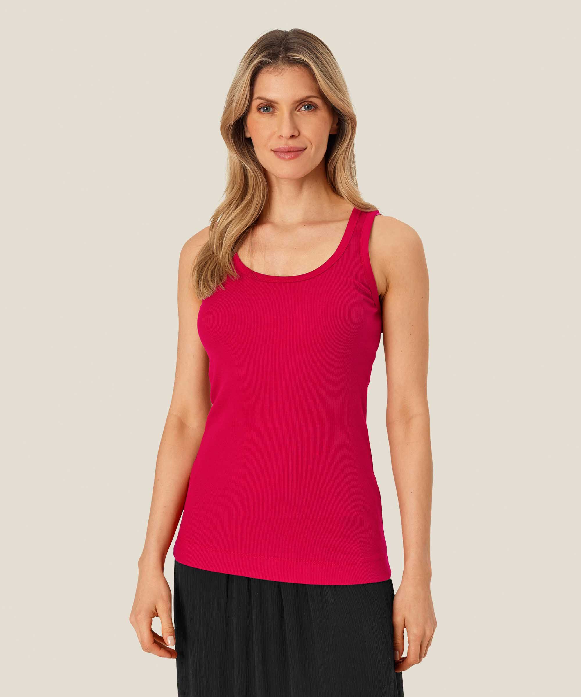 Effie JERSEY Top, Persian Red