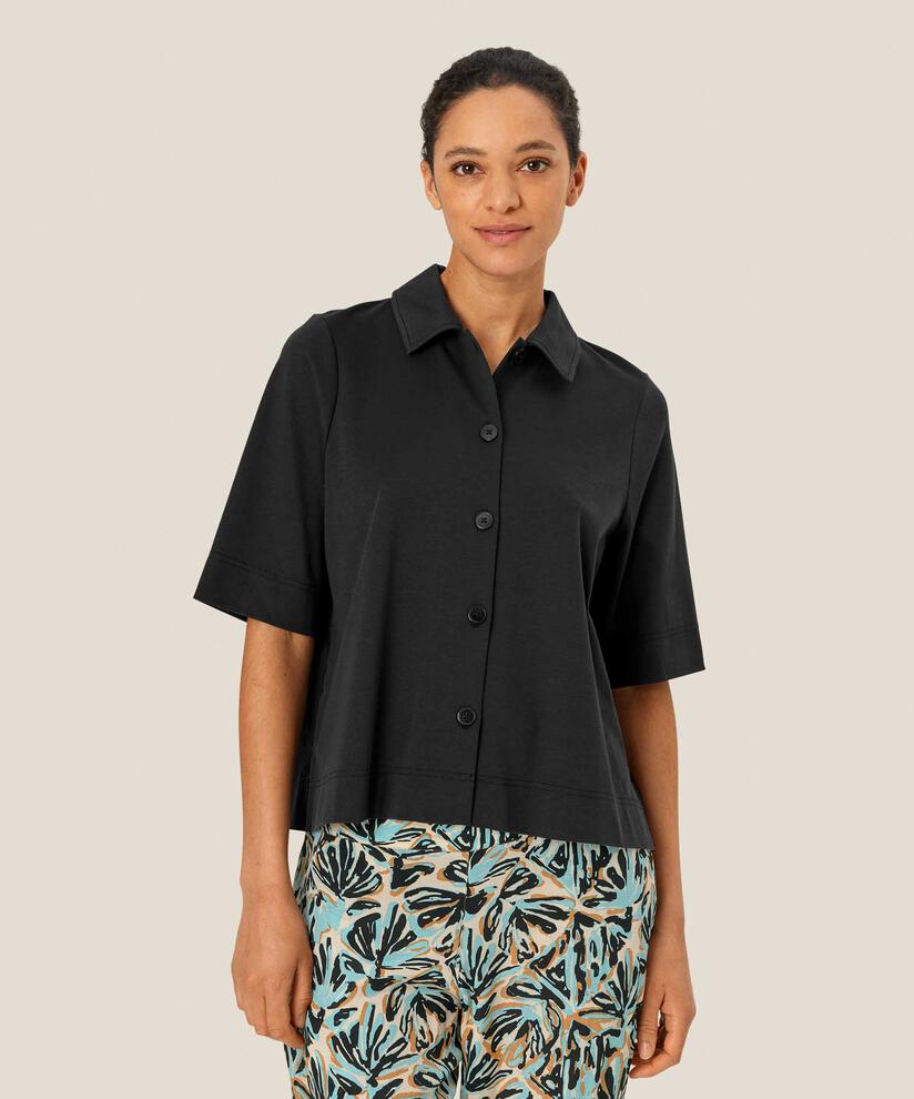 Ingelisa JERSEY Shirt, Black