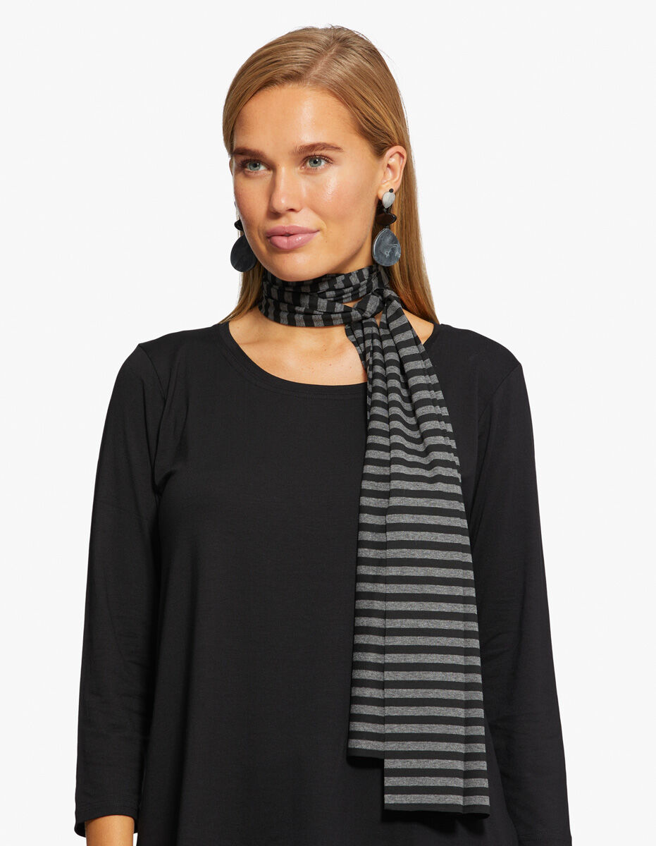 AFFIE SCARF, D. Grey mel.