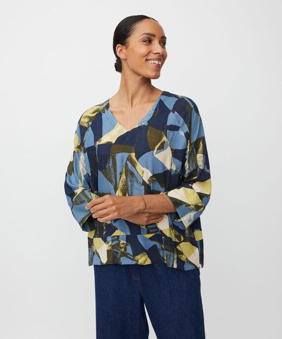 Benika Blouse, Proven Blue