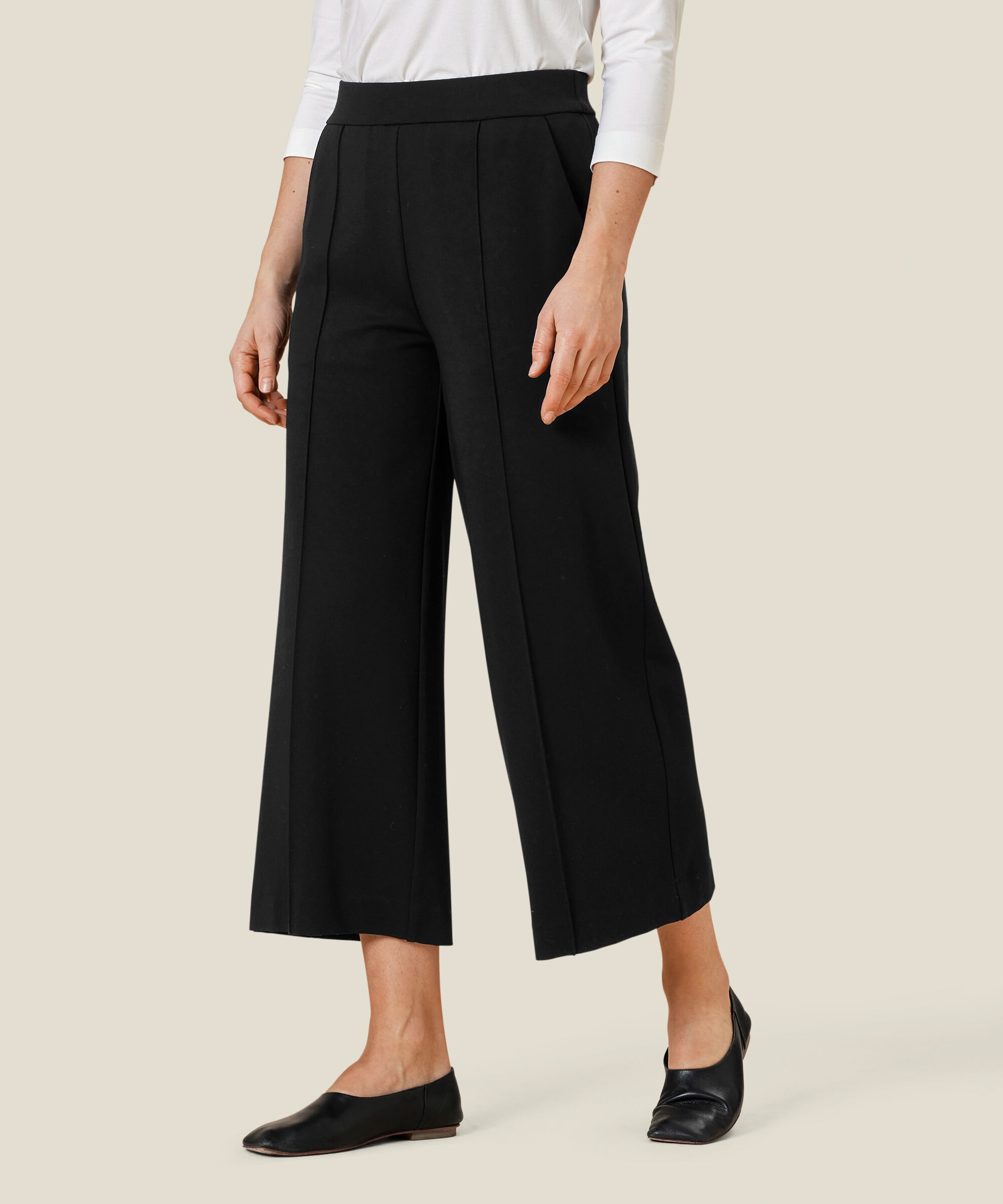 Piana JERSEY Trousers, Black