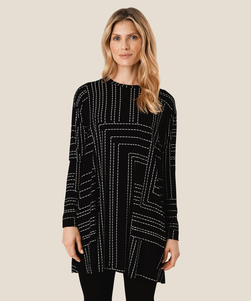 Gael JERSEY Tunic, Black