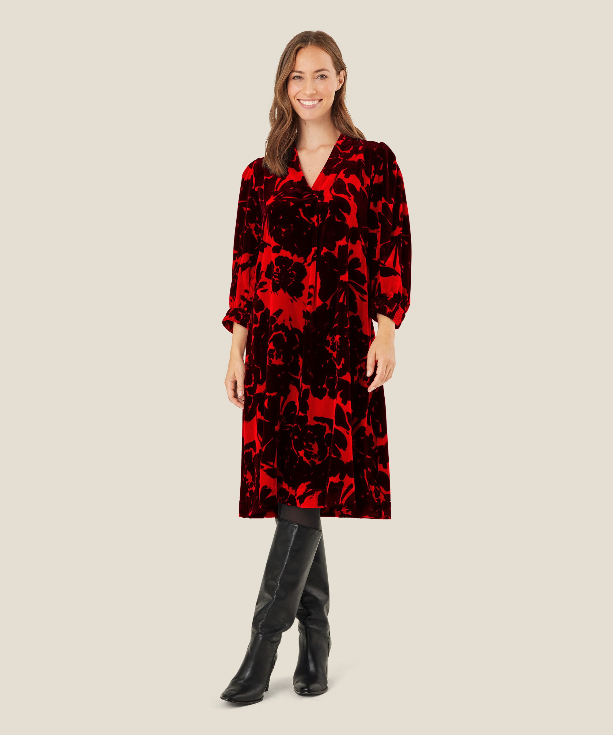 Nejalu dress, Scarlet Sage