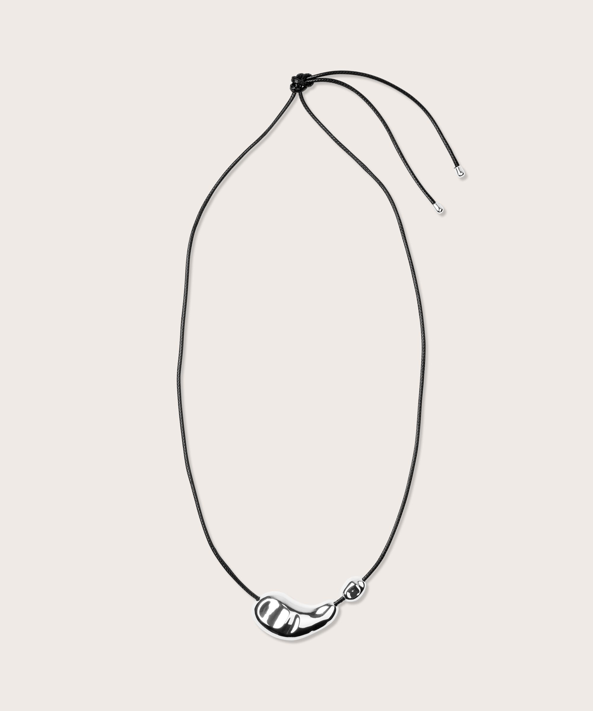 Rainan Necklace, Silver