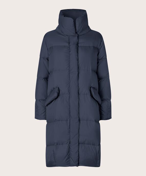 Torinna Down Coat, Mood Indigo