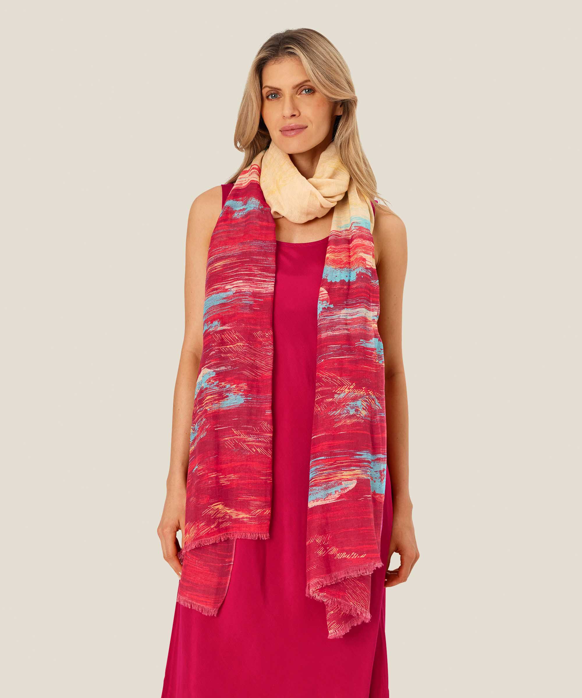 Abello Scarf, Persian Red