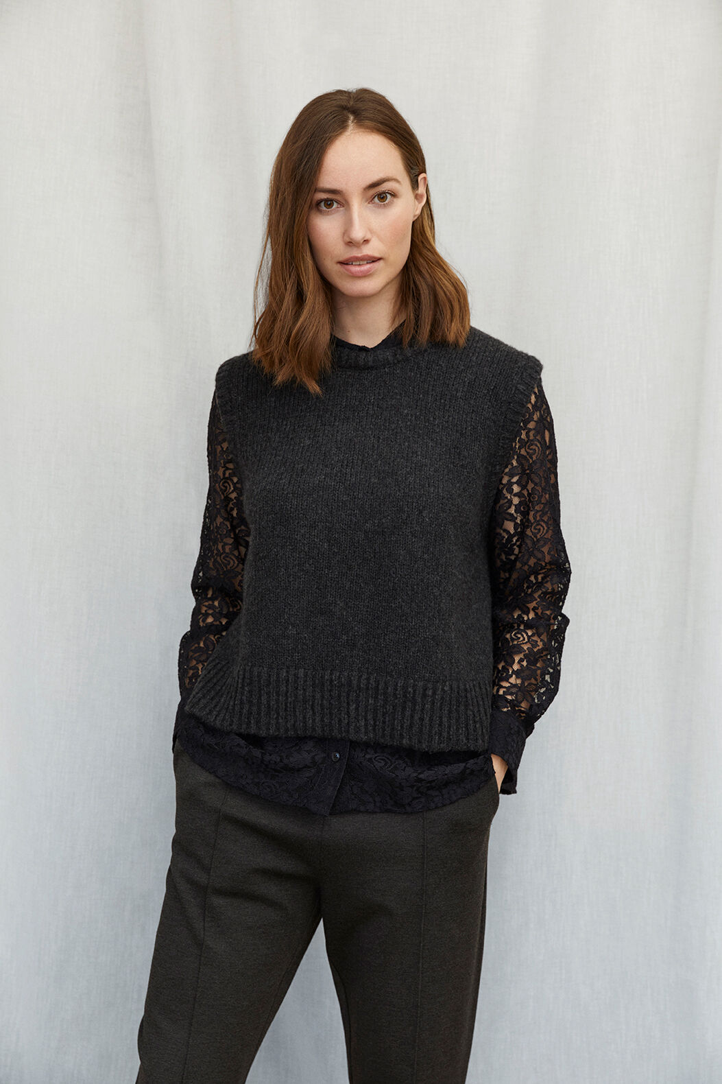 FABEL TOP, D. Grey mel.