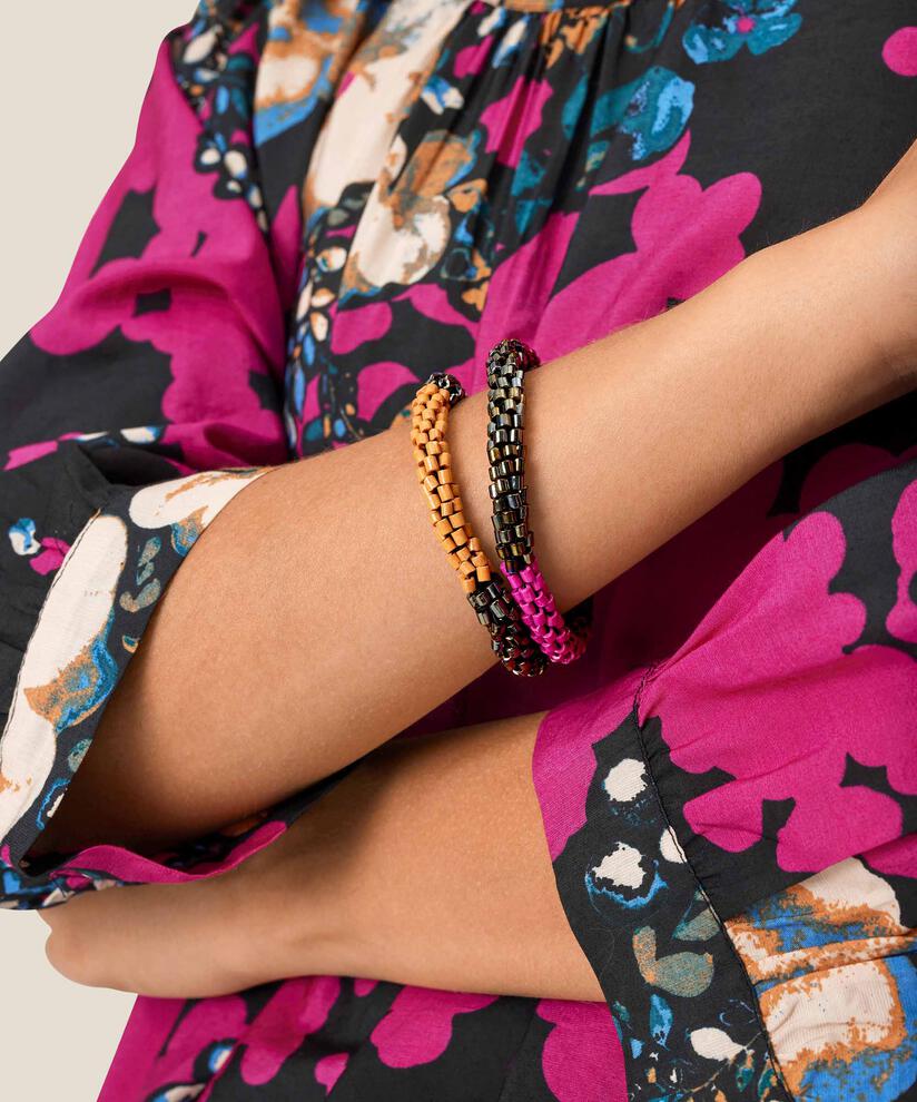 Ried Bracelet, Fuchsia Red