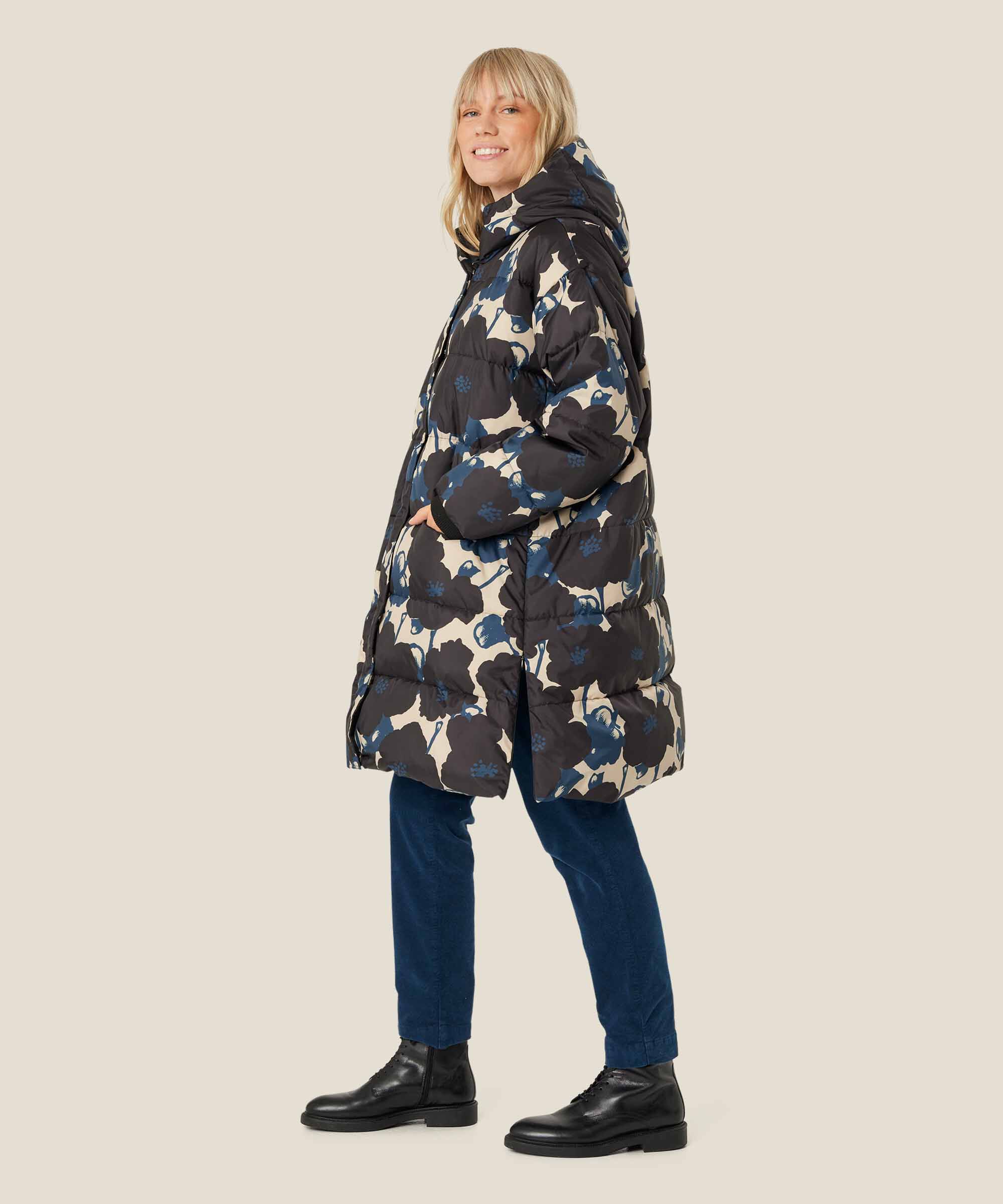 Thilde Down Coat, Moonlit Ocean