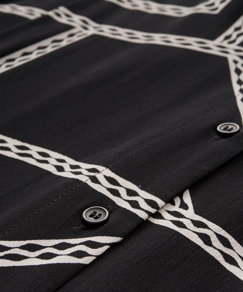 NELLA SHIRT DRESS, Black