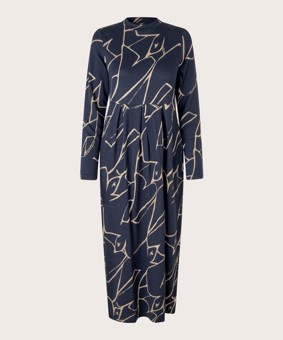 Nicolo JERSEY Dress, Navy Blazer