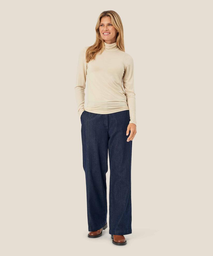 Ponita Denim Trousers, Dark Denim