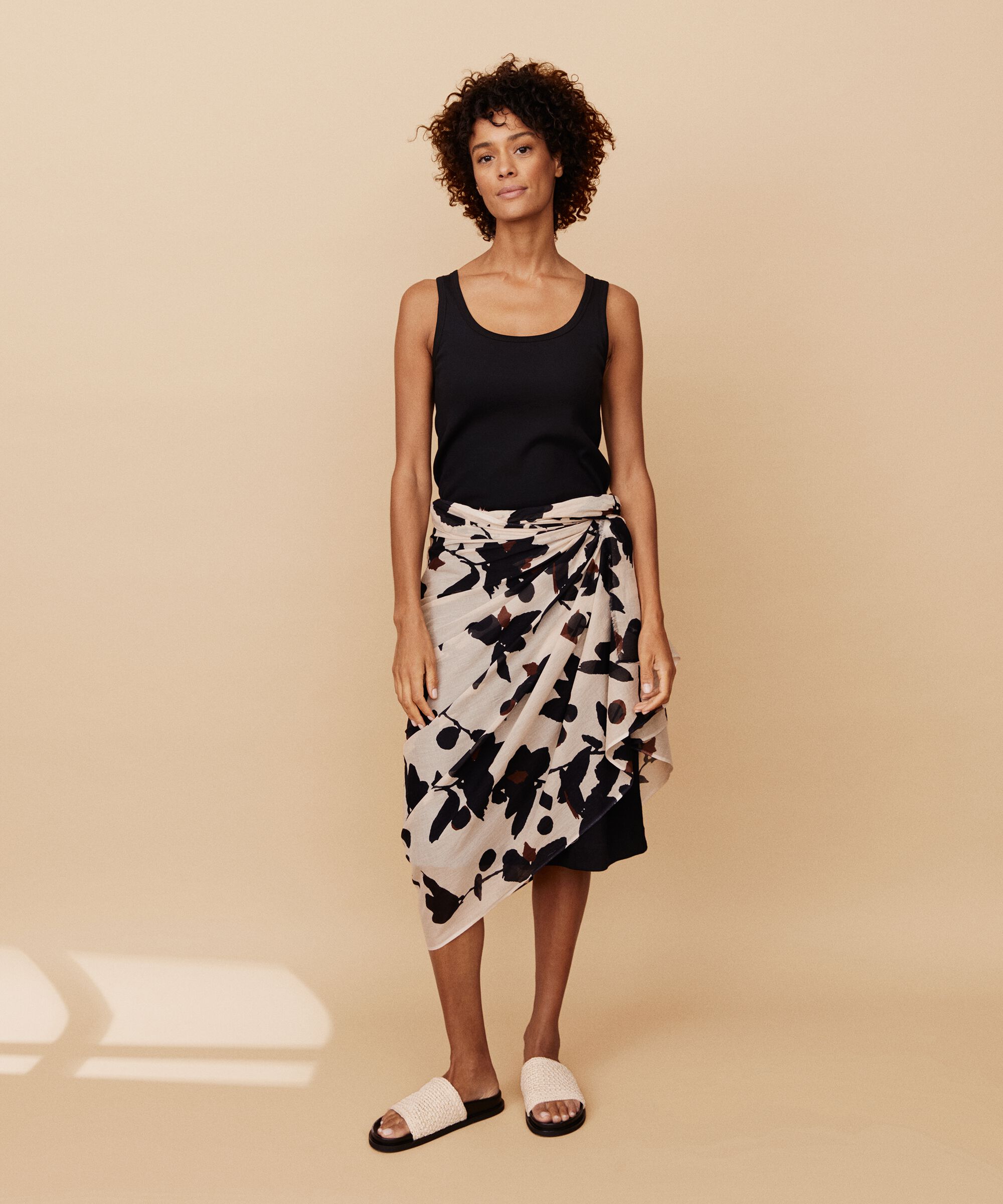 Aziza Scarf , Chestnut