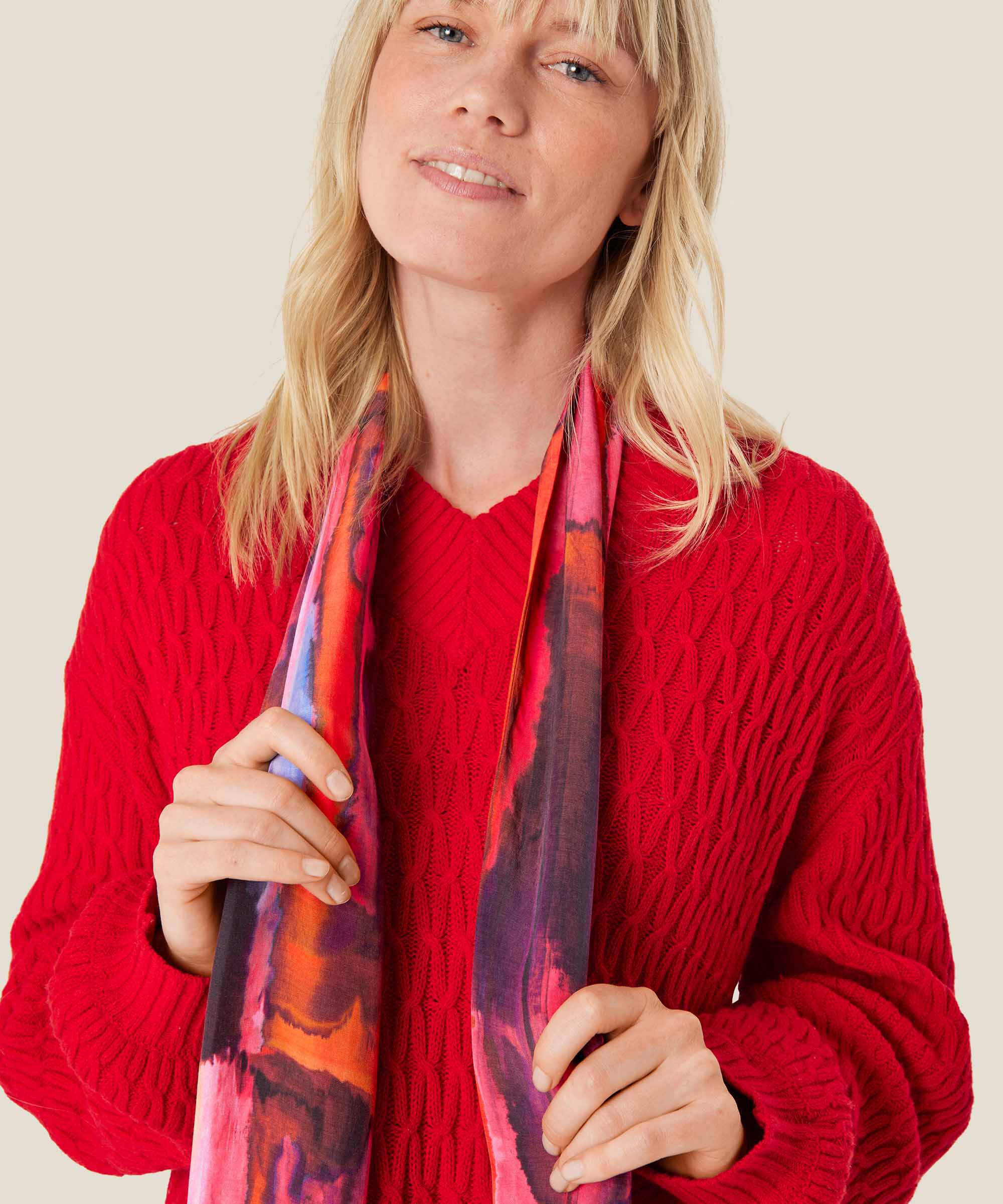 Alo Scarf, Sun Tomato