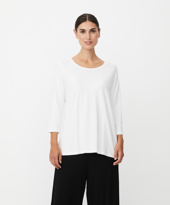 Cecille JERSEY Top, White