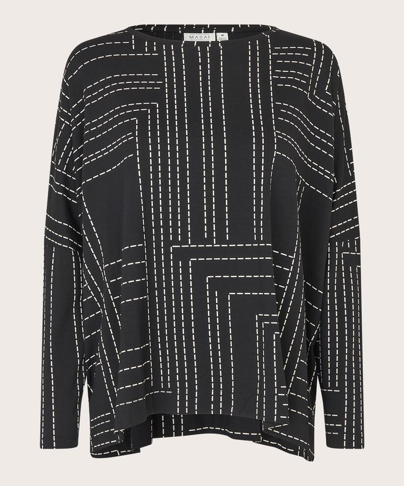 Barr Jersey Top, Black