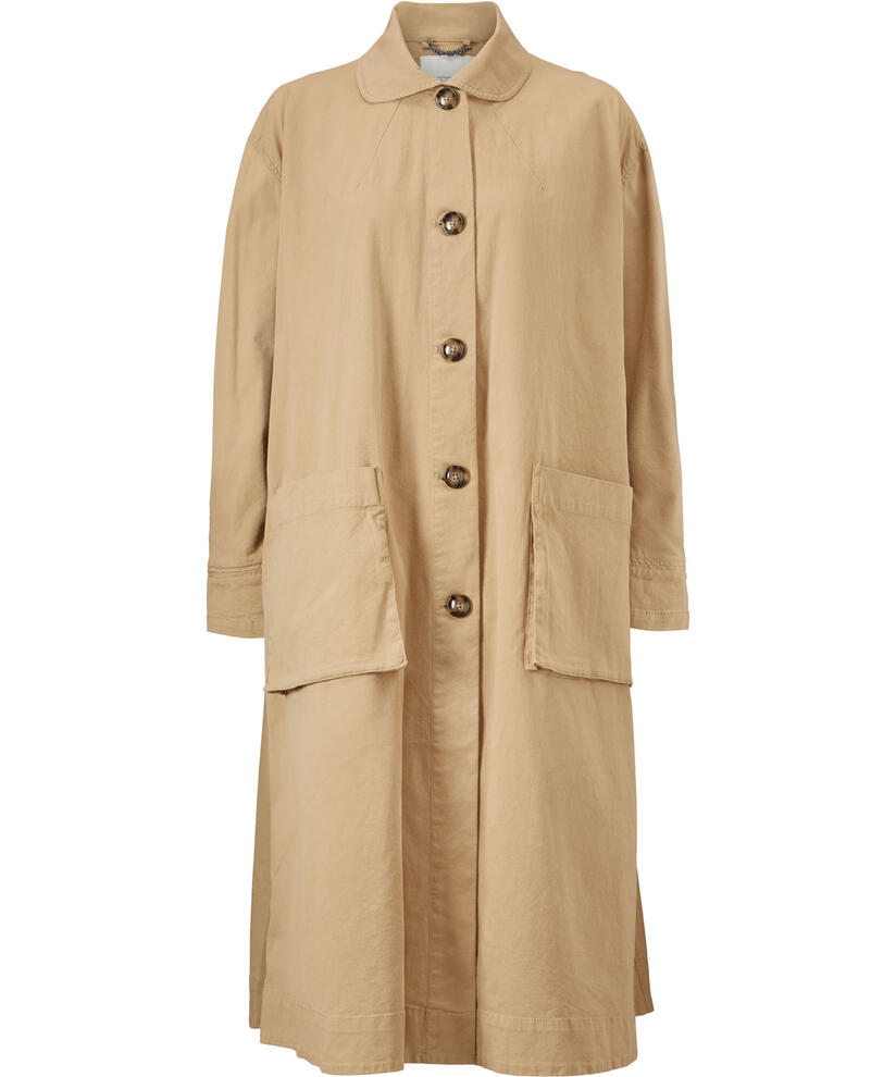 TEMIRA COAT, Travertine