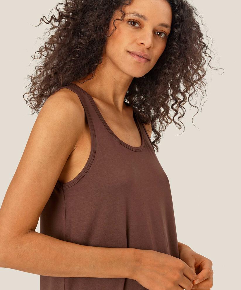 Huma JERSEY Tunic, Chestnut