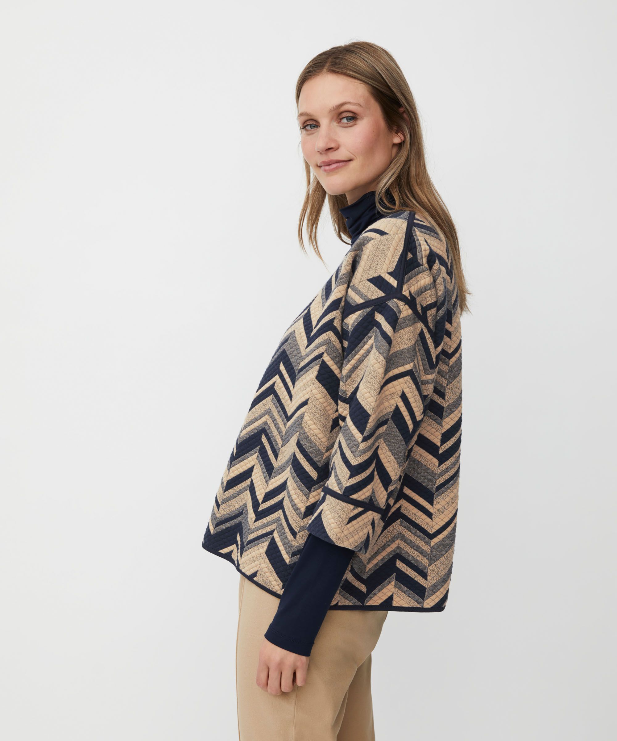 Briella JERSEY Top, Travertine